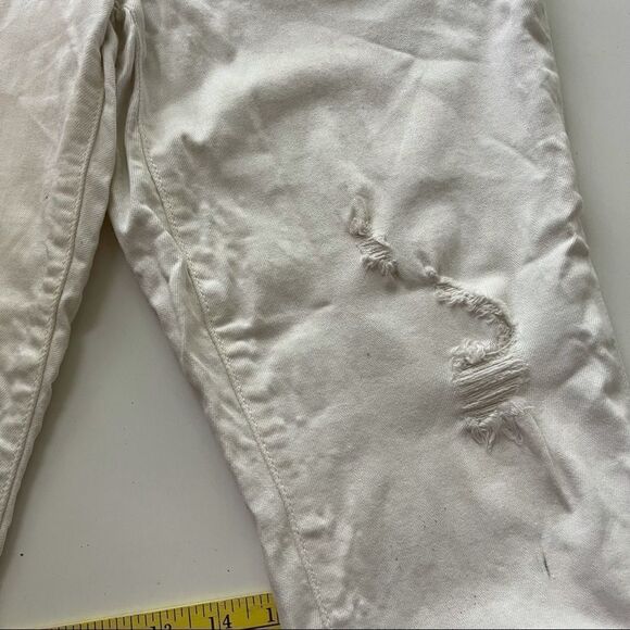 Maurice White Tie Side Cropped Jeans, 5/6 - Picture 4 of 10